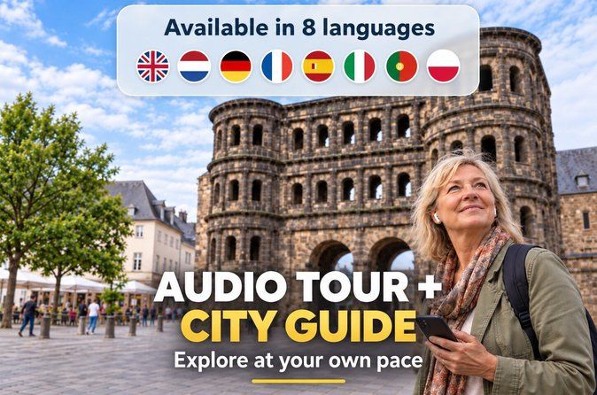 Trier: City Walk with Audio Guide in 7 Languages on your Phone