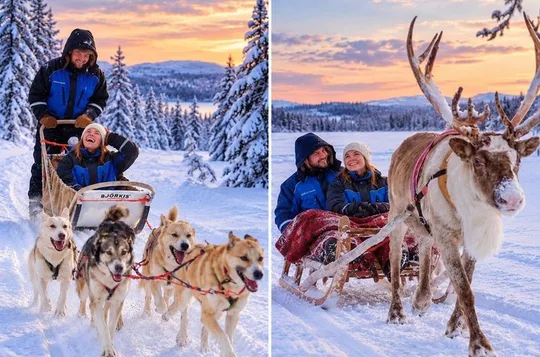 Lapland Reindeer and Husky Safari from Rovaniemi