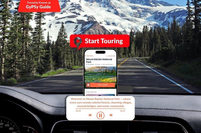 Self Guided Driving Audio Tour of Mount Rainier National Park