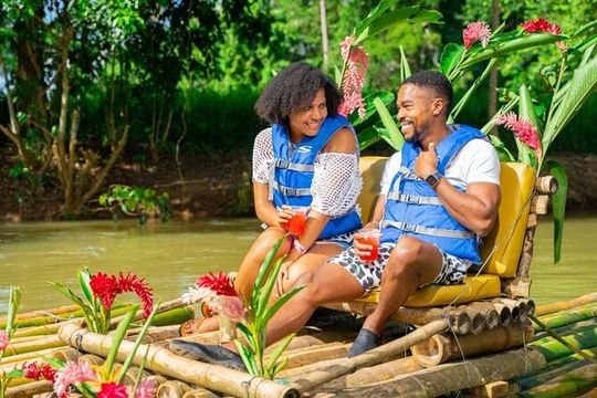 Martha Brae Rafting and Luminous Lagoon from Montego Bay Jamaica