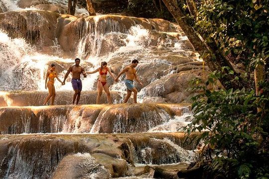 Dunn's River Fall & Blue Hole Combo Tour from Montego Bay Jamaica