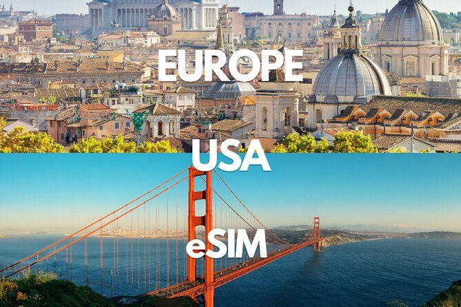 Europe & USA Data eSIM: 0.5GB Per Day to 50GB - 30 Days