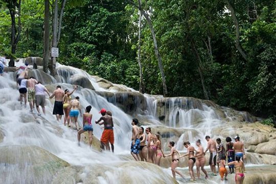 Ultimate Dunn's River Falls hike and swim and Natural wonder