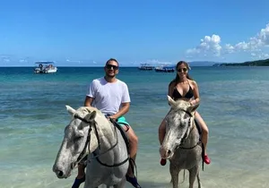 Jamaica Blue Hole, Konoko Falls, River Tubing and Riding Horse