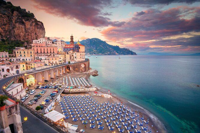 Private transfer from Naples to Amalfi, 2h of sightseeing stop