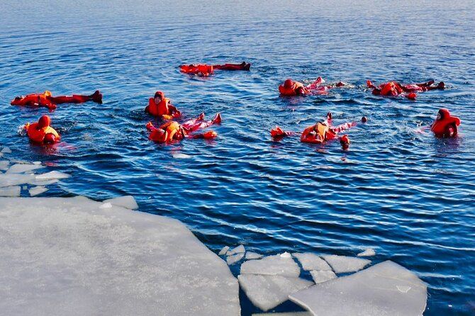 Arctic Ice floating in Puumala
