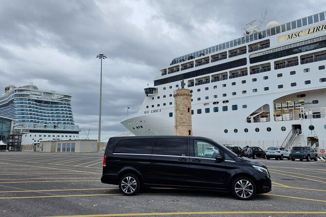 Private Transfer from Civitavecchia port to Fiumicino airport van Mercedes V