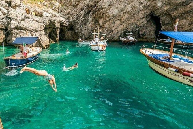 From Praiano: Private Capri Boat Tour - Full Day