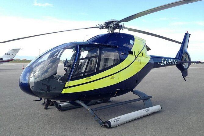 Private Helicopter Transfer from Milos to Mykonos