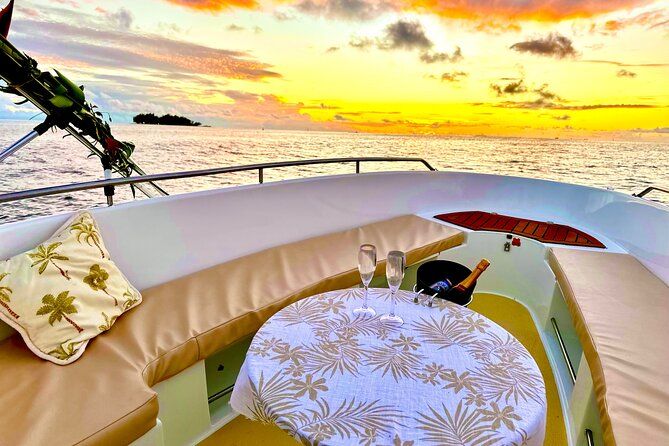 sunset in paradise with your lover