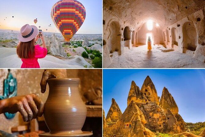 Antalya : 2 Days Cappadocia Tour w/ Option Cave Hotel Ballon Ride