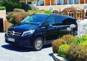 Premium 7-seater van transfer Nice airport >> Cannes