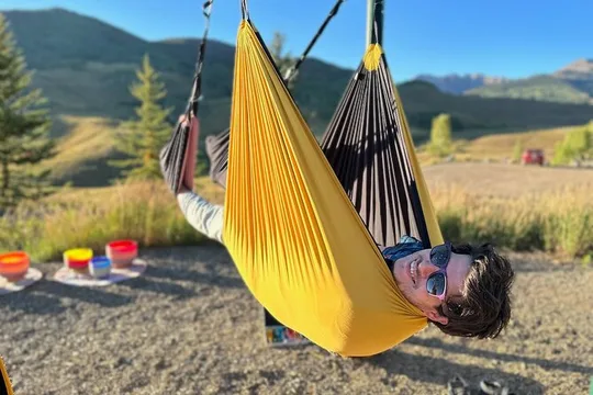 Floating in Crested Butte: Hammock Yoga, Sound Healing & Reiki