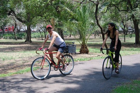 Cycling Training in the Cancun Hotel Zone with local riders