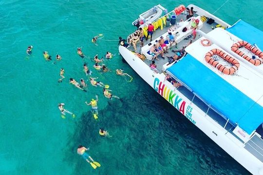 Catamaran Cruise with Dunns River Falls from Montego Bay