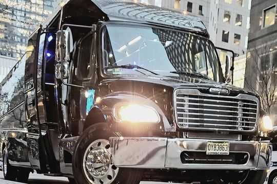 Luxury VIP New York City Airport Arrival Group Transfer by Mini Coach Bus WIFI