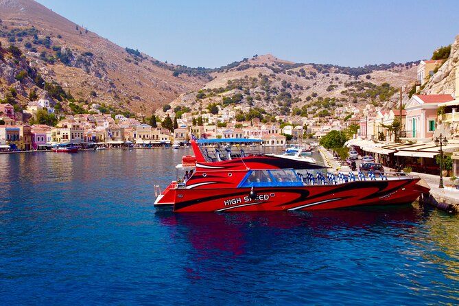 Symi Boat Tour from Kolymbia with Swimming Stop in St Georges Bay