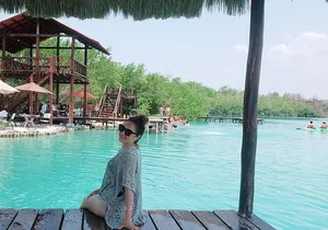 Kayak Adventure Bacalar, club & Cenote Azul from Playa del Carmen