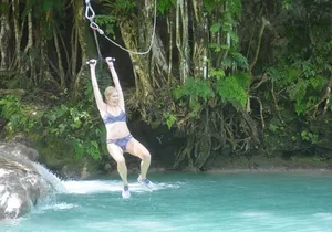 Private Blue Hole and Secret Falls Shore Excursion from Montego Bay