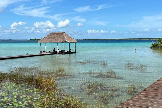 Full Day Bacalar with Boat Tour, Cenote Azul and Breakfast