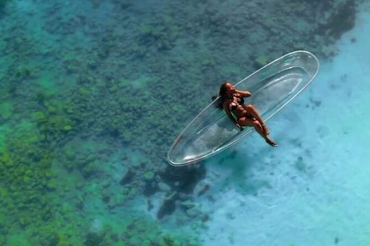 Photoshoot in Clear Kayak in Montego Bay with Transportation