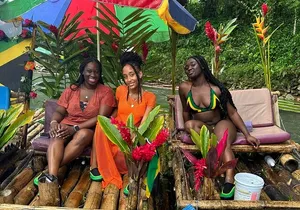 Bamboo Rafting, KFC stop and Souvenir Shopping with Transport