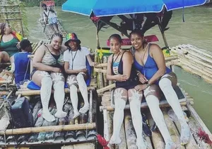 Jamaica Bamboo River Rafting Experience with Lime Stone Massage