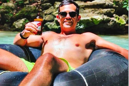 Tubing and Blue Hole Combo Tour from Falmouth