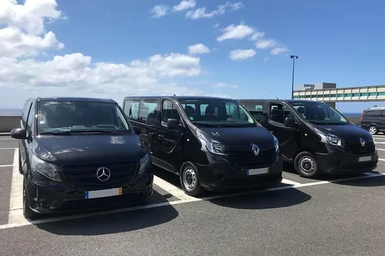 Private airport transfer to Funchal 8 people more return