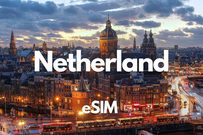 Amsterdam Data eSIM 0.5GB daily to 50GB 30 Days