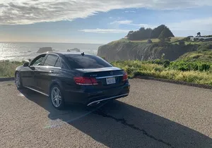 Winery and Vineyard Transportation in Private Black Sedan