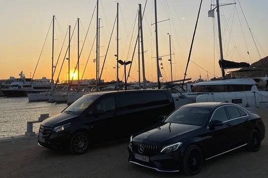 Disposal in Mykonos in Private Car with Driver 24/7