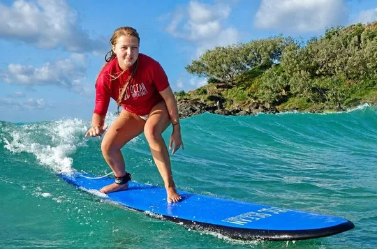 Rainbow Beach: Surf Lesson Safari & Beach 4WD Double Island Point