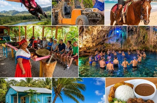 Full Experience Hacienda 10 Adventures, lunch & pickup