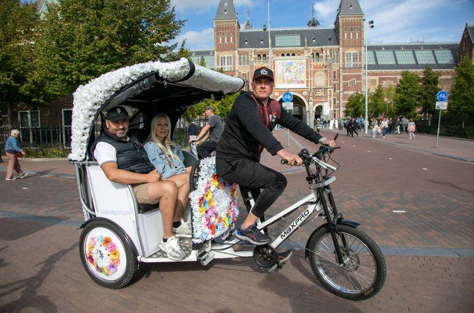 1 Hour Private Amsterdam Rickshaw Tour
