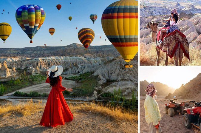 3-Day Cappadocia Tour Included Balloon Ride, ATV Ride, Camel Ride