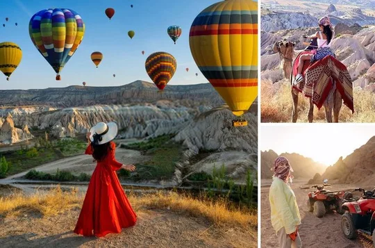 3-Day Cappadocia Tour Included Balloon Ride, ATV Ride, Camel Ride