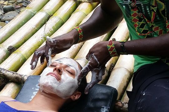 Bamboo Rafting on the Lethe River+Soothing Limestone Foot Massage
