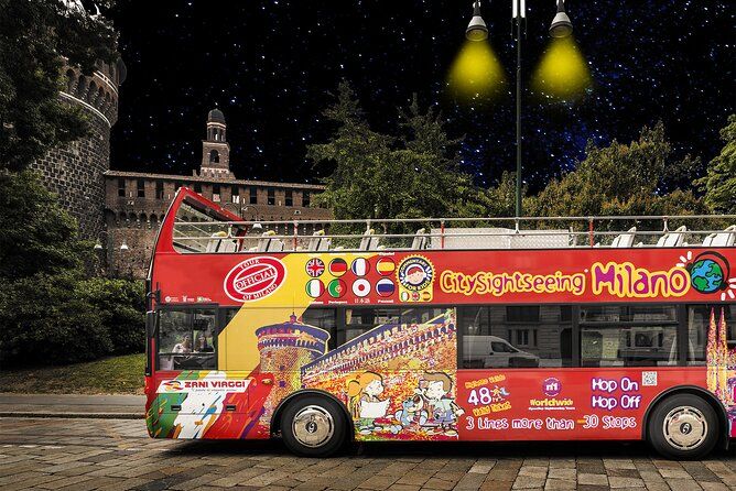 Milan Night Tour by Open Bus