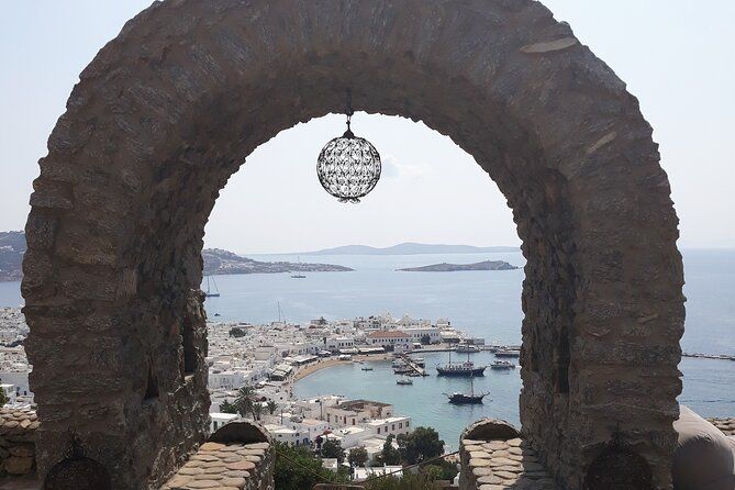 Mykonos Semi Private Bus Tour in English Spanish