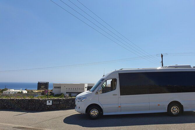 Santorini one way transfer from/to the Airport or Port