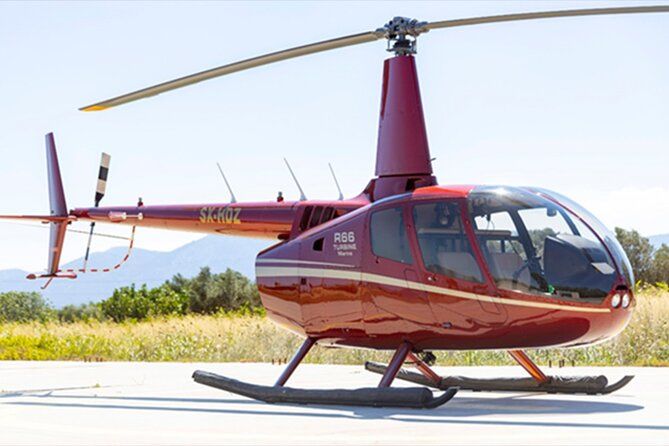 Private Helicopter Transfer from Santorini to Folegandros