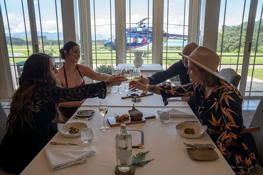 Wharekauhau Heli-lunch from Wellington
