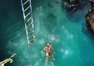 From Montego Bay: Blue Hole Mineral Spring and Rick's Cafe Tour