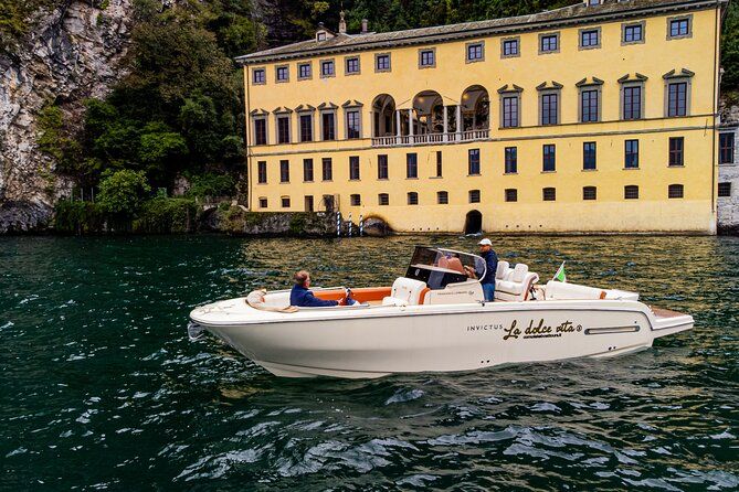 Varenna tour(4 H) Luxury Boat aperitif on board