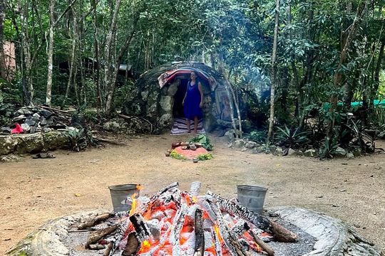 Mayan experience with temazcal and fresh local food