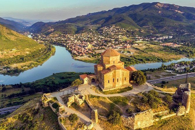 Mtskheta City and Jvari Monastery,Город Мцхета и Монастырь Джвари