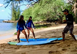 Beginner Surf Lesson at North Shore Haleiwa, Oahu