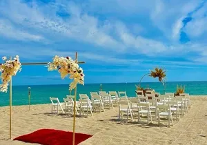 Beach wedding 8 waterfalls