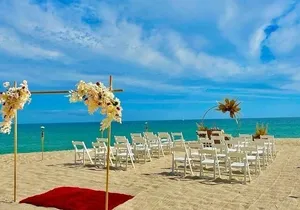 Beach wedding 8 waterfalls